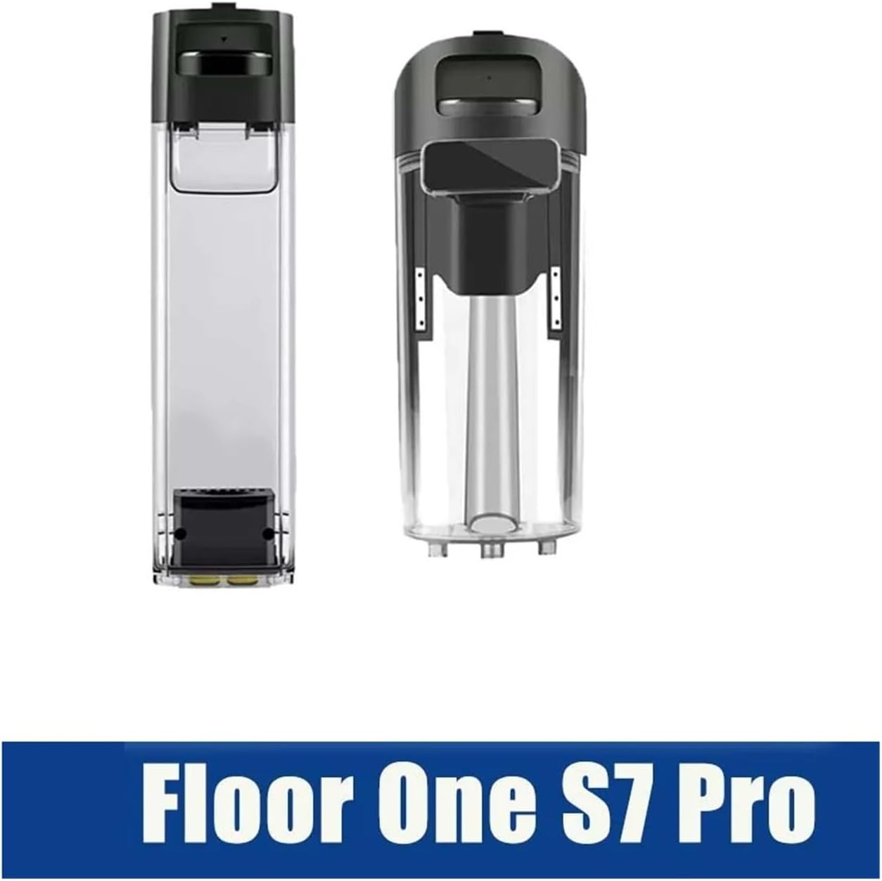 Clean Water Tank, Dirty Water Tank，Compatible for Tineco Floor One S7 Pro Vacuum Cleaner Accessories(Clean)