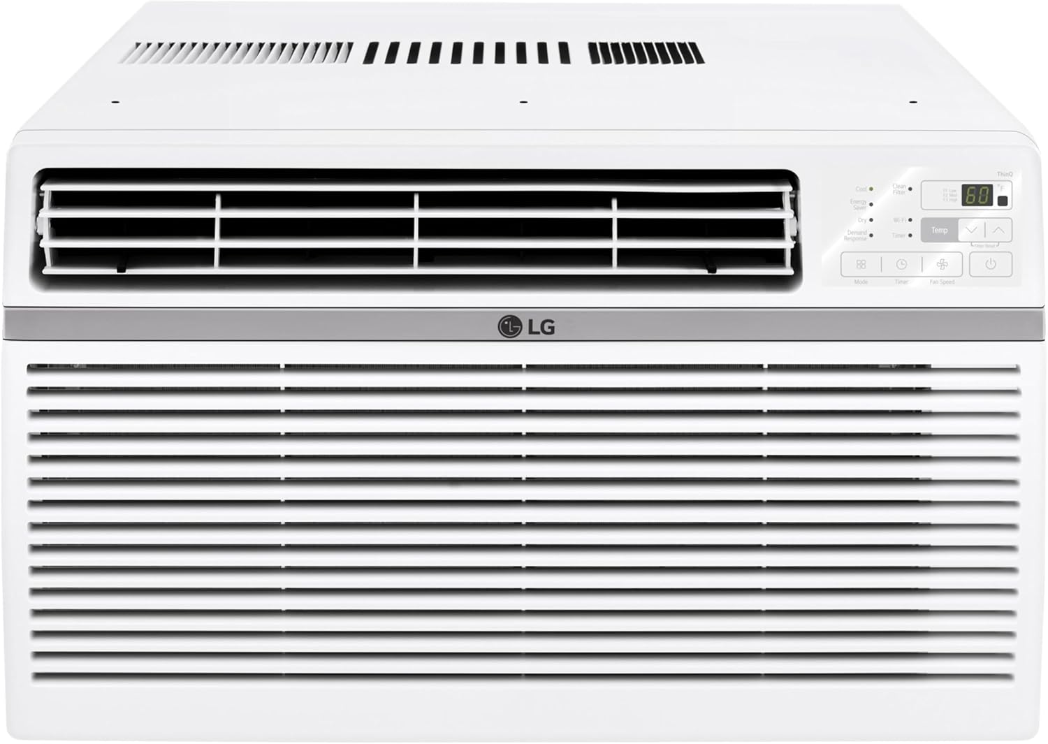 LG LW1824RD 18,000 BTU 208 / 230V Programmable Window Air Conditioner with Remote and 4 Way Air Deflection - White