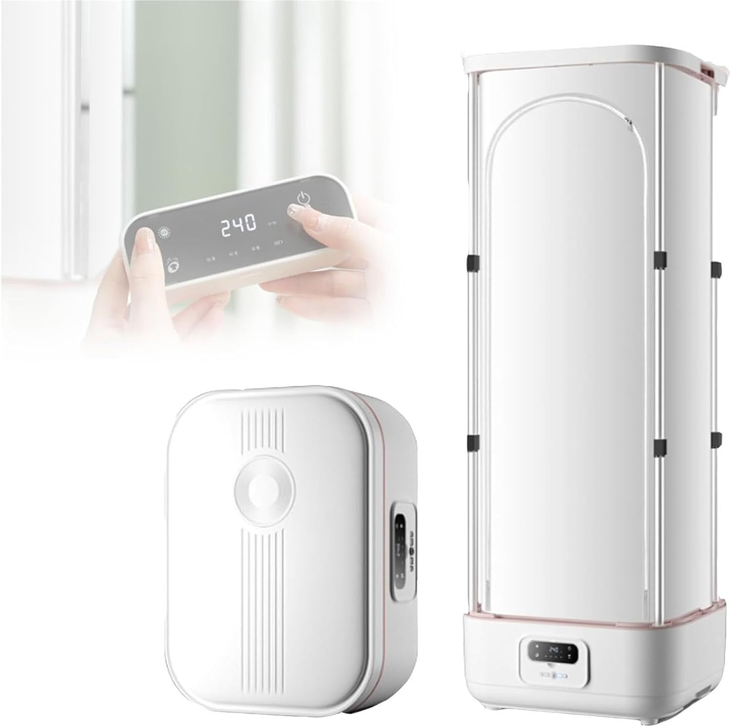 Automatic ironing machine，Iron Machine For Clothes，Hanging Garment Steamer， Household Small Quick Drying Foldable Dryer