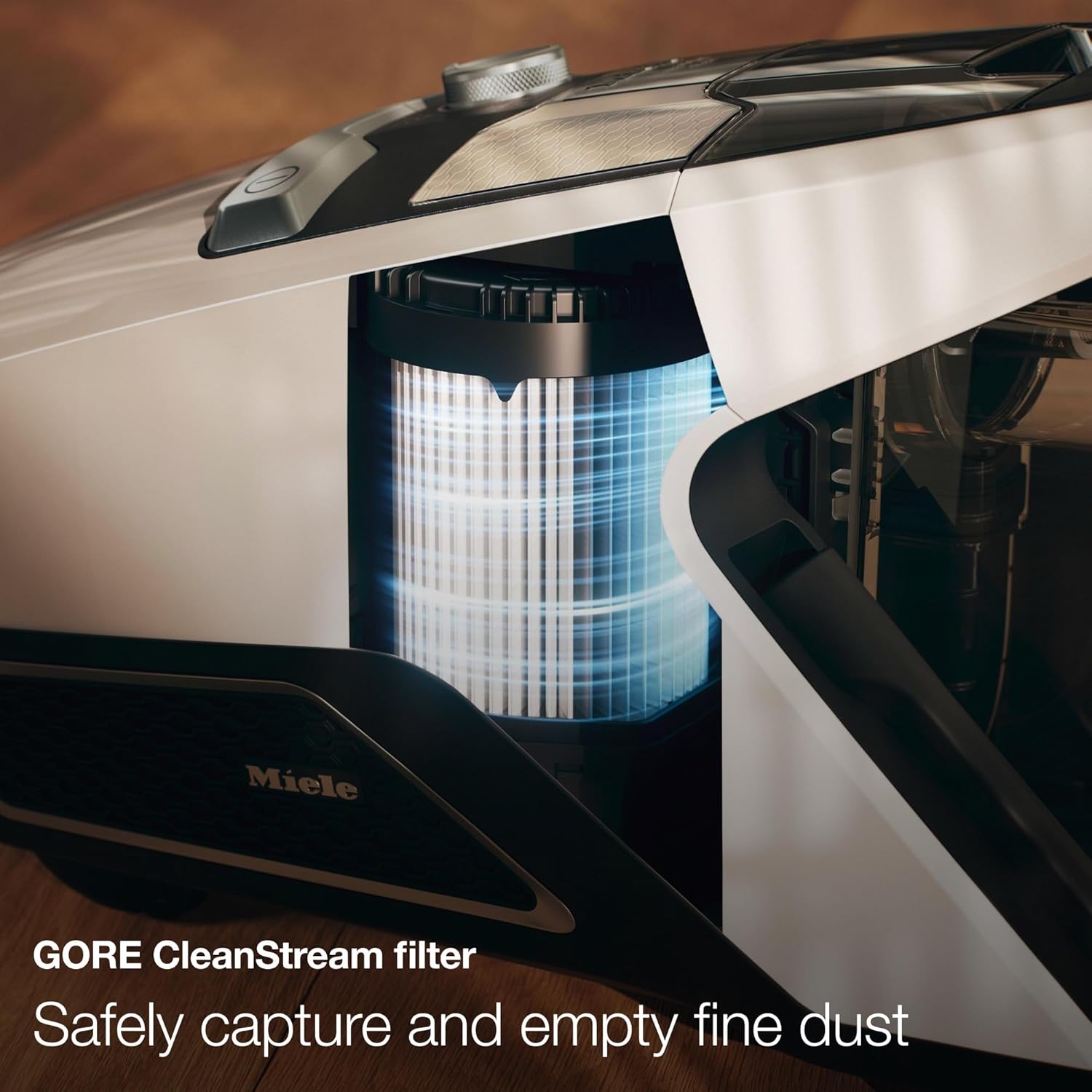 Miele Blizzard CX1 Turbo Team Bagless Canister Vacuum, Tech Blue - Portable, Household