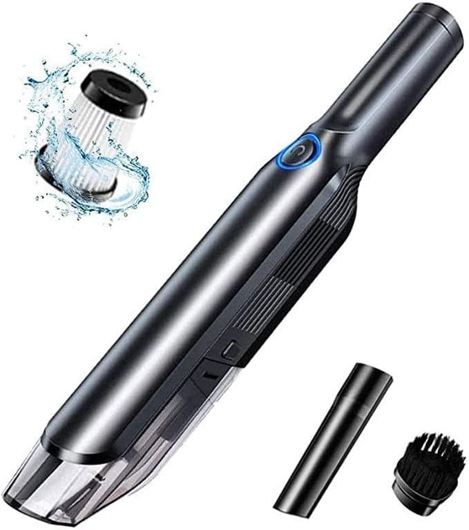 Car Vacuum Cordless, 5300Pa High Power Portable Handheld Vacuum Cleaner, for Car/Home/Pet Hair Powerful Cyclonic Suction Cleaner