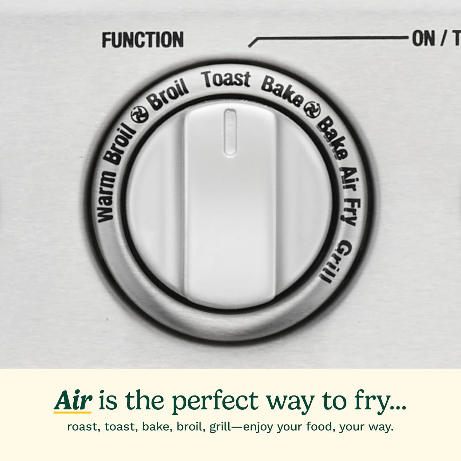 Cuisinart Air Fryer Toaster Oven with Grill, 1800W 8-1 Air Fryer Oven with Bake, Convection Bake, Grill, Broil and Warm Options, Large Capacity, 60-Minute Timer, TOA-70W, White