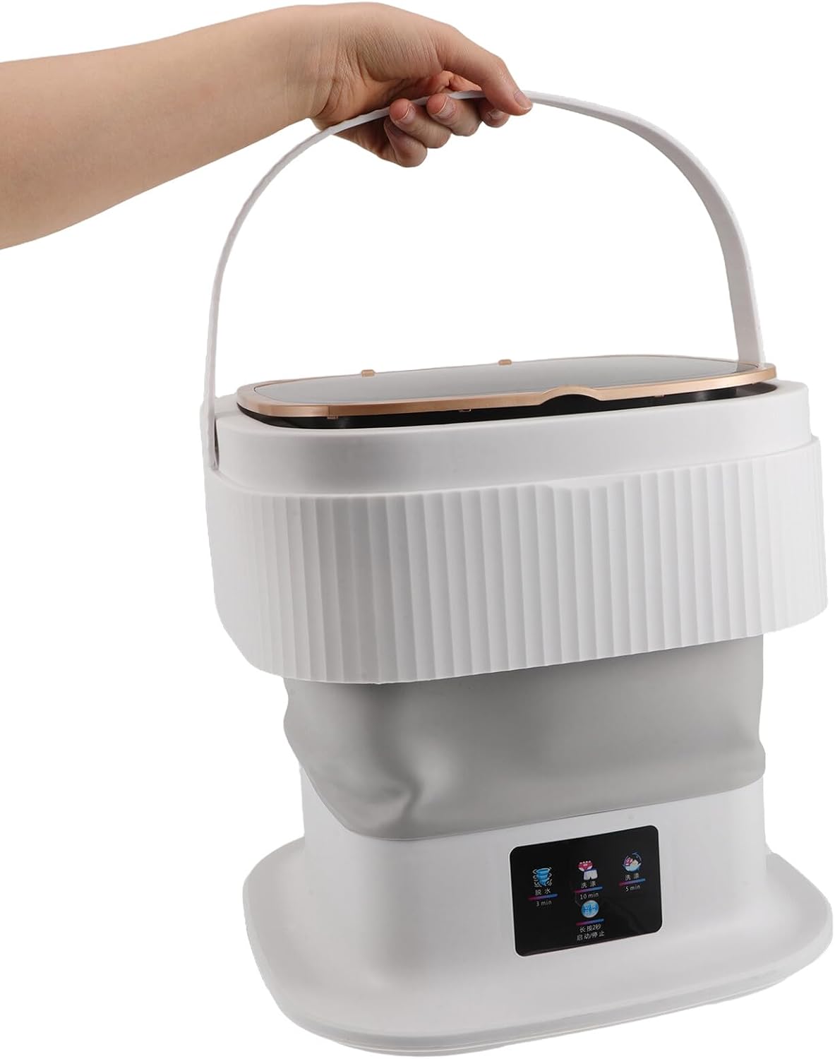 Portable Washing Machine Mini Washer with Spinning Dryer Compact One Laundry for Clothes Underwear Socks for Apartments Dorms Rv Travel Hotels