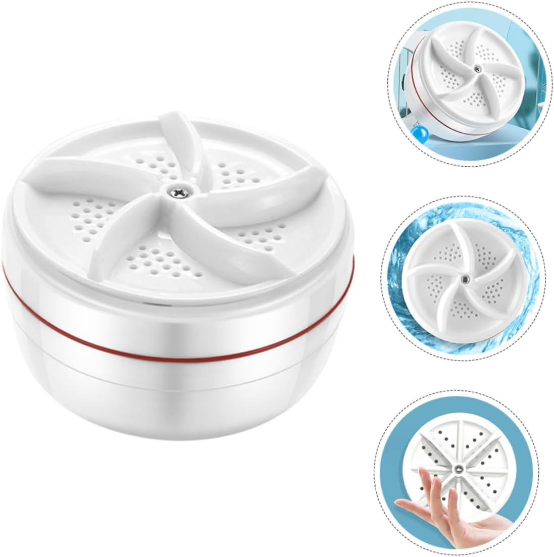 5pcs Handheld Travel Washing Machine and Socks Underwear Mini Laundry Washer