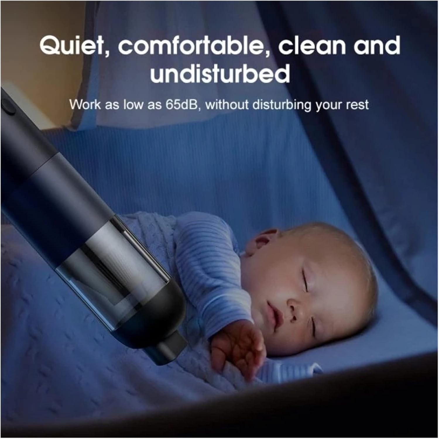 Portable Car Vacuum Cleaner Mini Handheld Vacuum Cleaner Car Smart Home Dual Purpose Wireless 2 (Color : C)