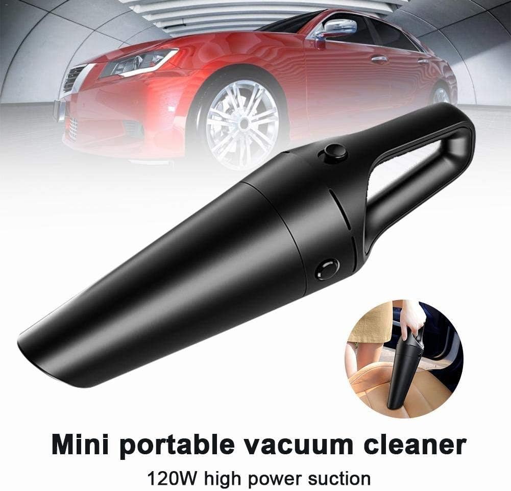 Handheld Vacuum, Hand Vacuum Cordless with High Power, 120W 5000 PA Powerful Suction Handheld Vacuum, Wet Dry Portable Vacuum Cleaner for Car, Home, Pet Hair, Dust (Color : White)