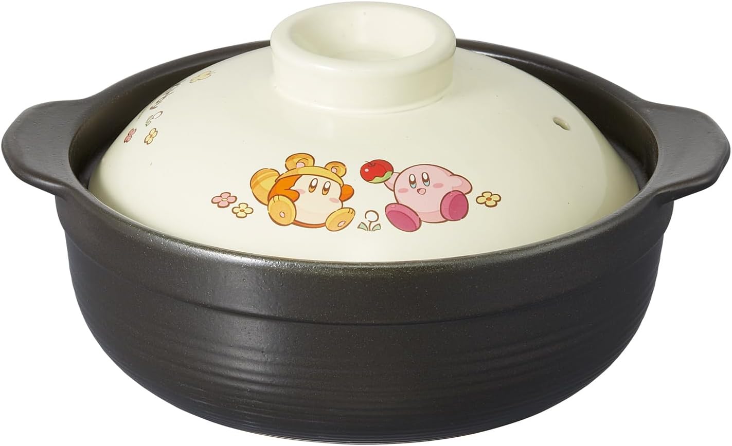 Skater CDN18-A Kirby Star Picnic Pot No. 6 Microwave Safe Pottery