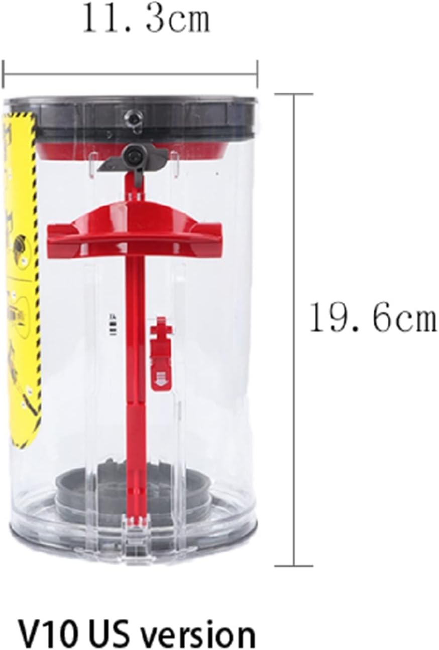 Compatible with Dyson V10 U.S Dust Bin Accessories Handheld Vacuum Cleaner Cyclone Dust Collector Motor Head Trash Can Spare Parts (Color : V10 US version-04)