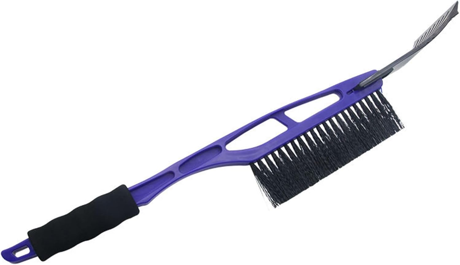 Car Snow Shovel Multi-Functional Two-in-one Deicing Shovel Scraping Snow Brush Snow Brush Defrosting Deicing Shovel Winter Tool(Blue1)