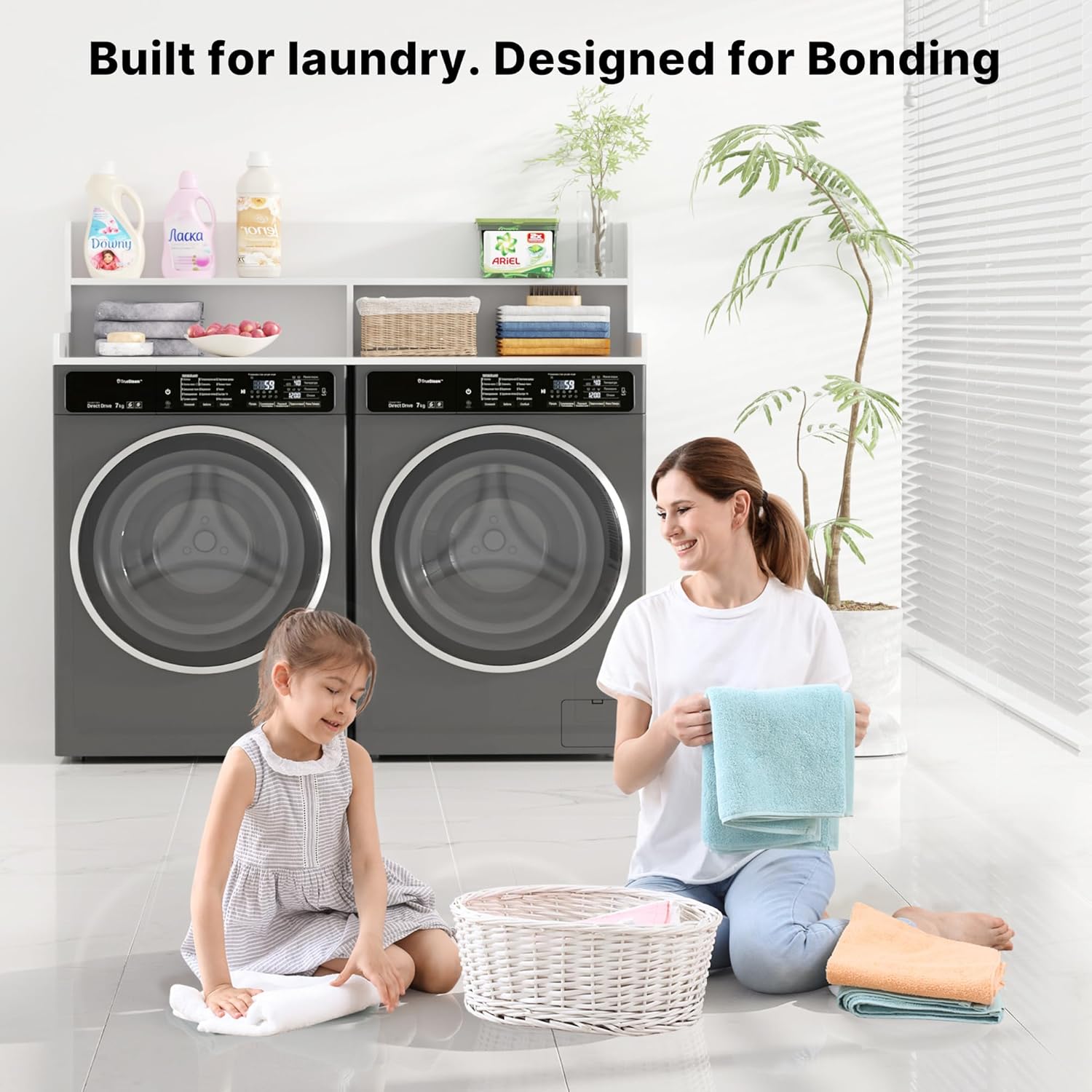 Washer Dryer Countertop with Non-Slip Pads, 2.75