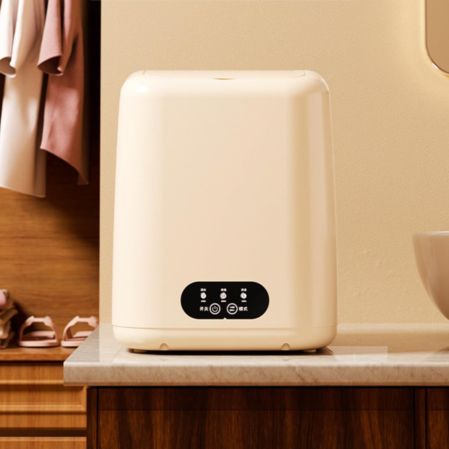 Cordless Washing Machine With Automatic Drain Basket For Underwear And Baby Clothes 13L Capacity Laundry Device Washer