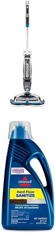 Bissell SpinWave Cordless Hard Floor Expert + 80oz Sanitize Formula