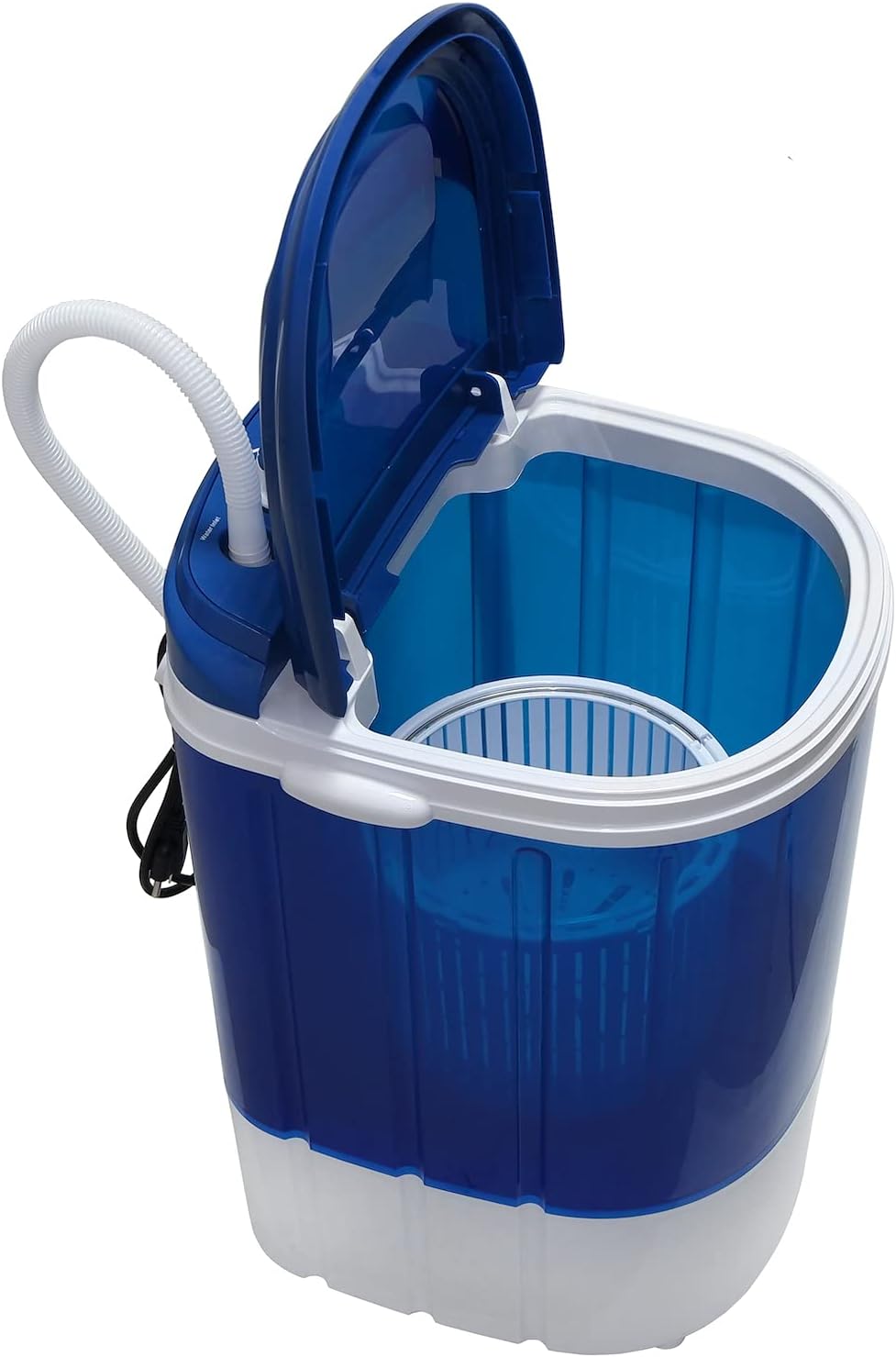 XKMT- Blue Mini Portable Washer Compact Washing Machine With Spinner, 3Kg Capacity, Timer Control, Laundry Appliances Home Apartment Traveling RV [P/N: ET-HOME007-BLUE]