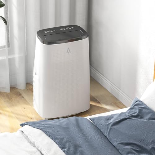 14000 BTU Portable Air Conditioner, 700 Sq Ft Coverage, 3-In-1 Cooling, Fan, Dehumidifier, 50 DB Quiet, Remote & 24-Hour Timer, for Bedroom, Office, Living Room