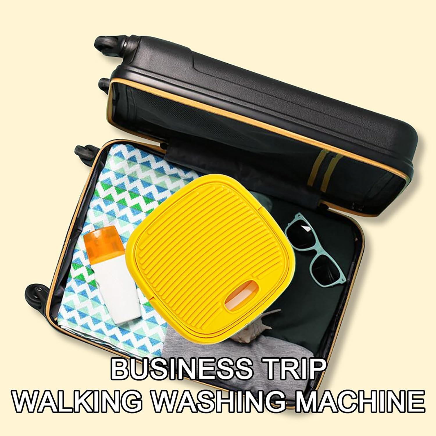 Small Washing Machine Portable， Washer Machine， for Apartments, Dorm, Camping, RV, Travel Laundry (Color : Pink)