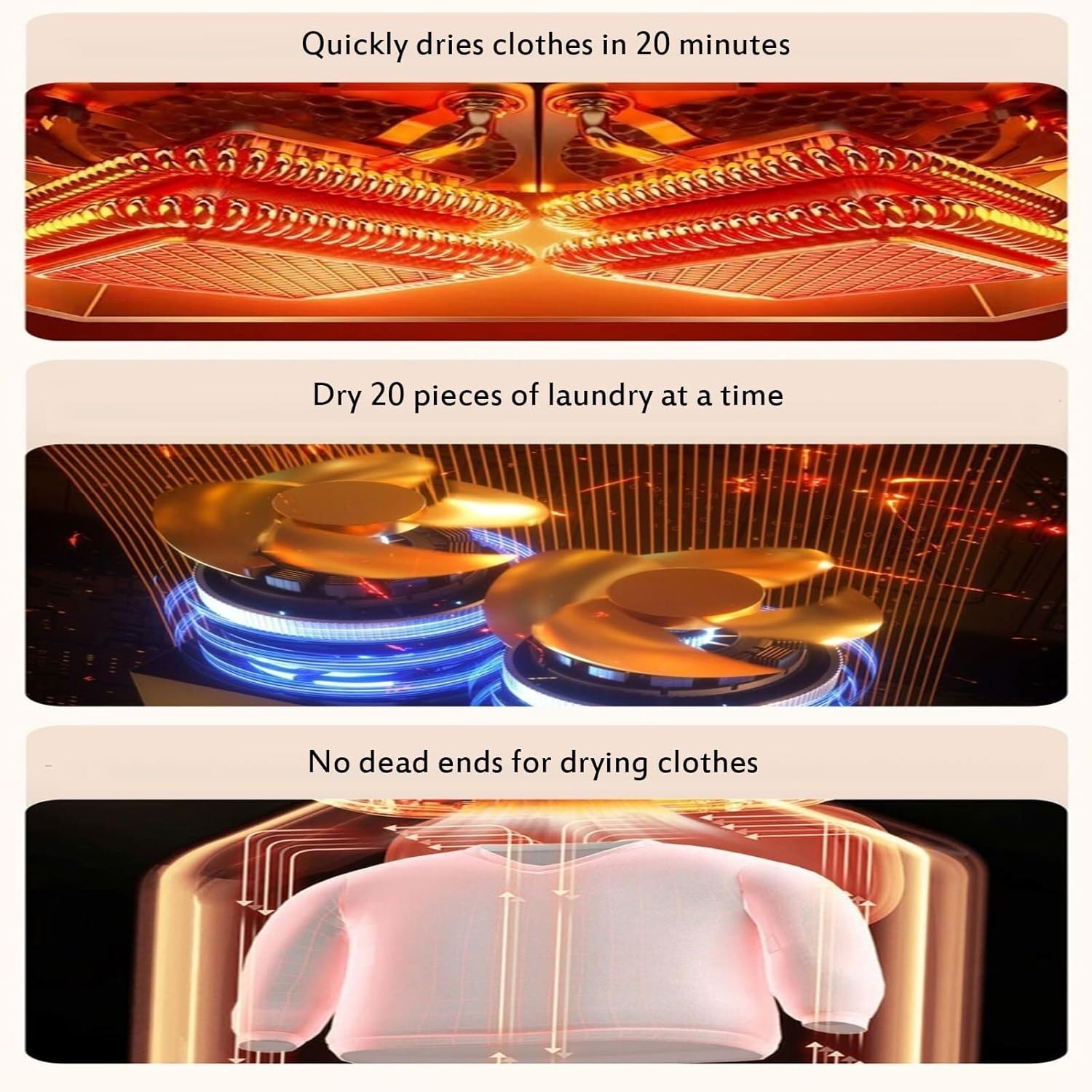 Household Foldable Dryer, Foldable Clothes Dryer, Ironing Steam Fully Automatic Garment Ironing Machine