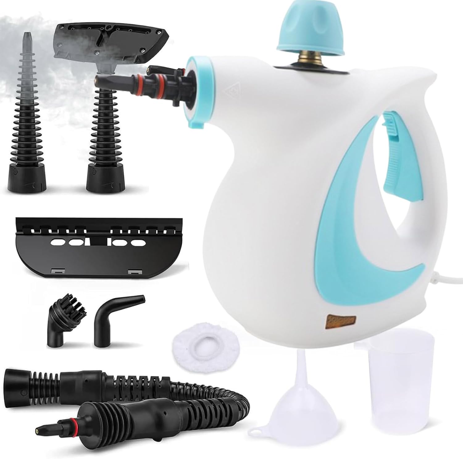 Steammaster Pro, Handheld Steam Cleaner, 10 In 1 Handheld Pressure Multi Purpose Cleaner Home Use (Blue)