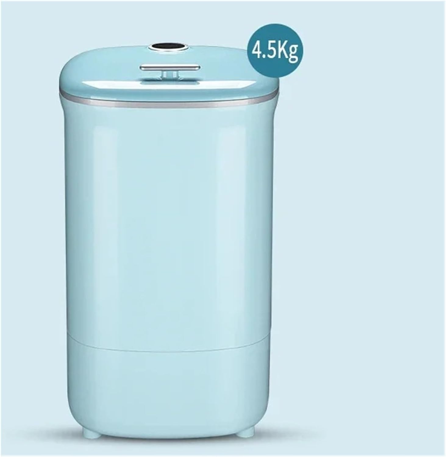 Small Semi-automatic Mini Washing Machine Underwear Socks,for Travel,Camping, RV & Dorms(Yellow)