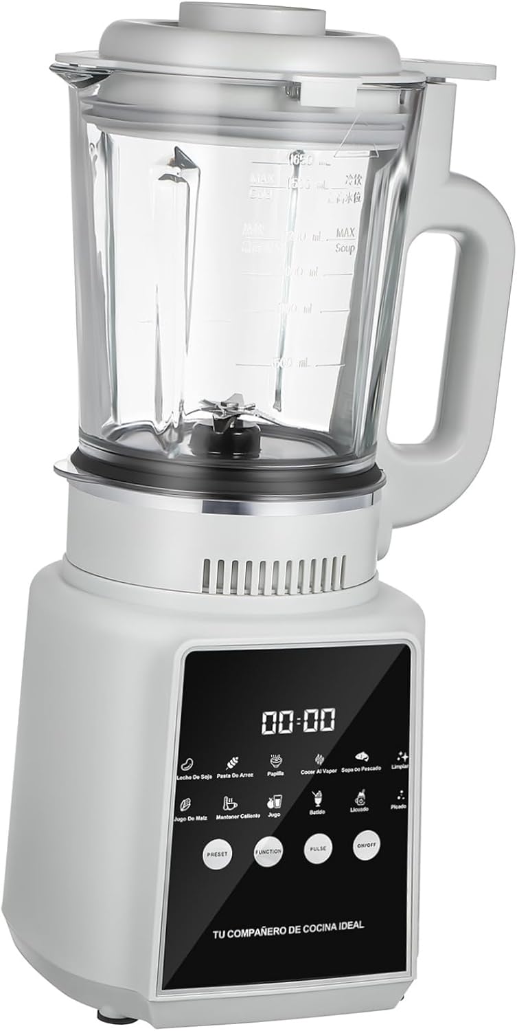 110v High-speed Countertop Blender with Non-stick Jar Self-cleaning Function Low-noise Operation for Smoothies Juices and Food Processing The Kitchen