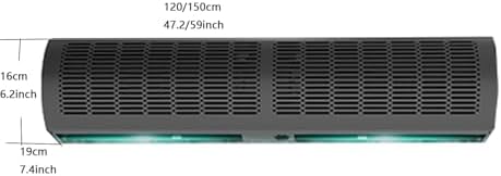 39 Inch,47inch,59inch Commercial Grade Silent Air Curtain Machine, Flexible Choice, Suitable for All Kinds of Shop Door(47.2 * 7.4inch)