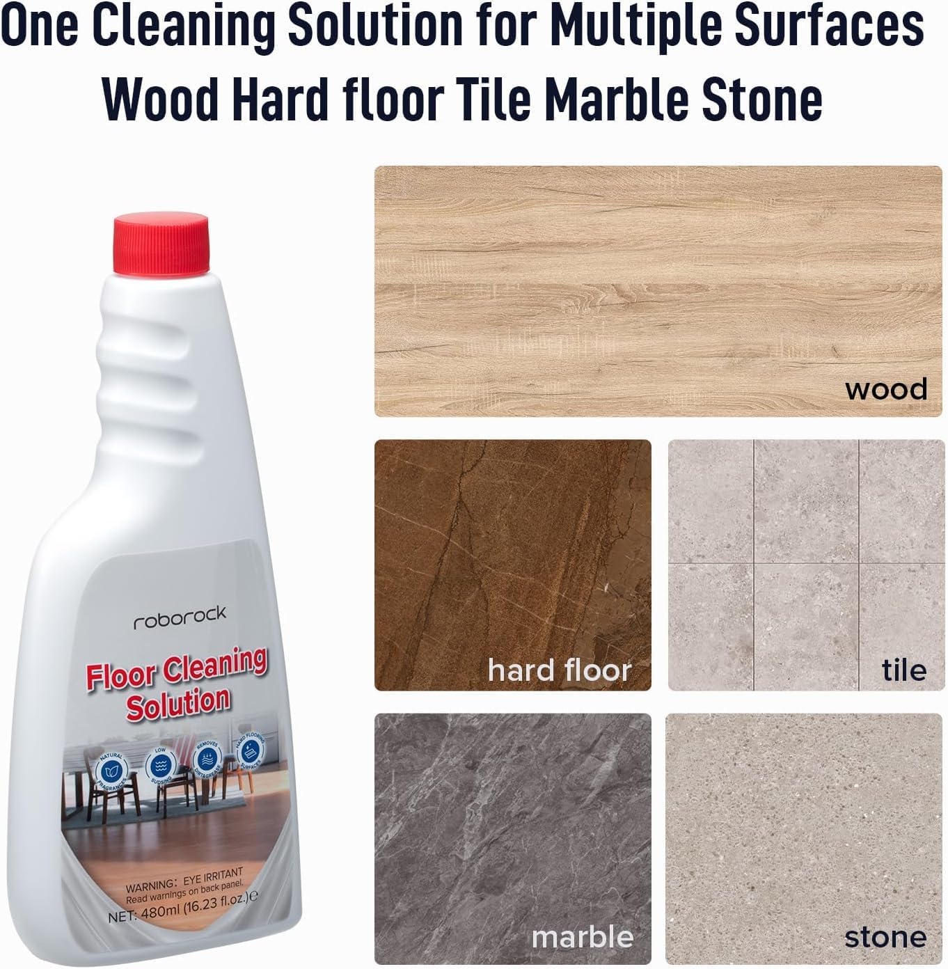 roborock S8 Max Ultra Robot Vacuum and Mop, Auto Mop Washing&Drying White Official Floor Cleaning Solution, Floor Cleaner for Hardwood Tile Hardfloor