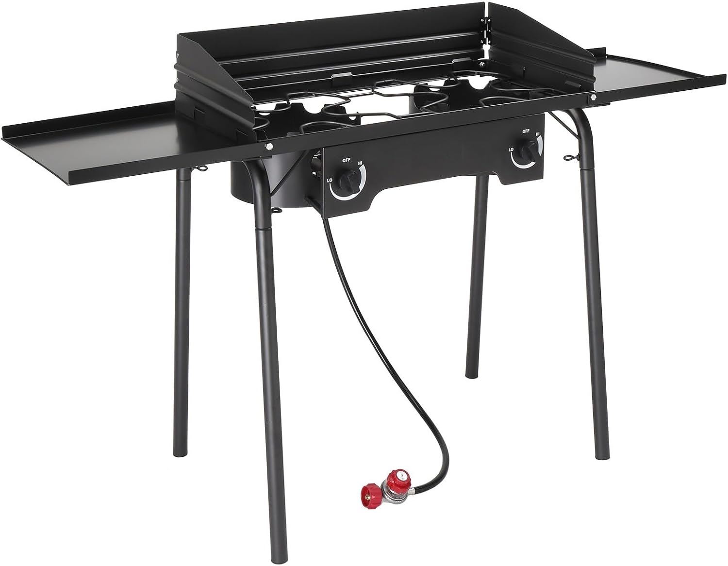 150000 BTU Propane Stove 2 Burner Gas Outdoor Portable Camping Party BBQ Grill