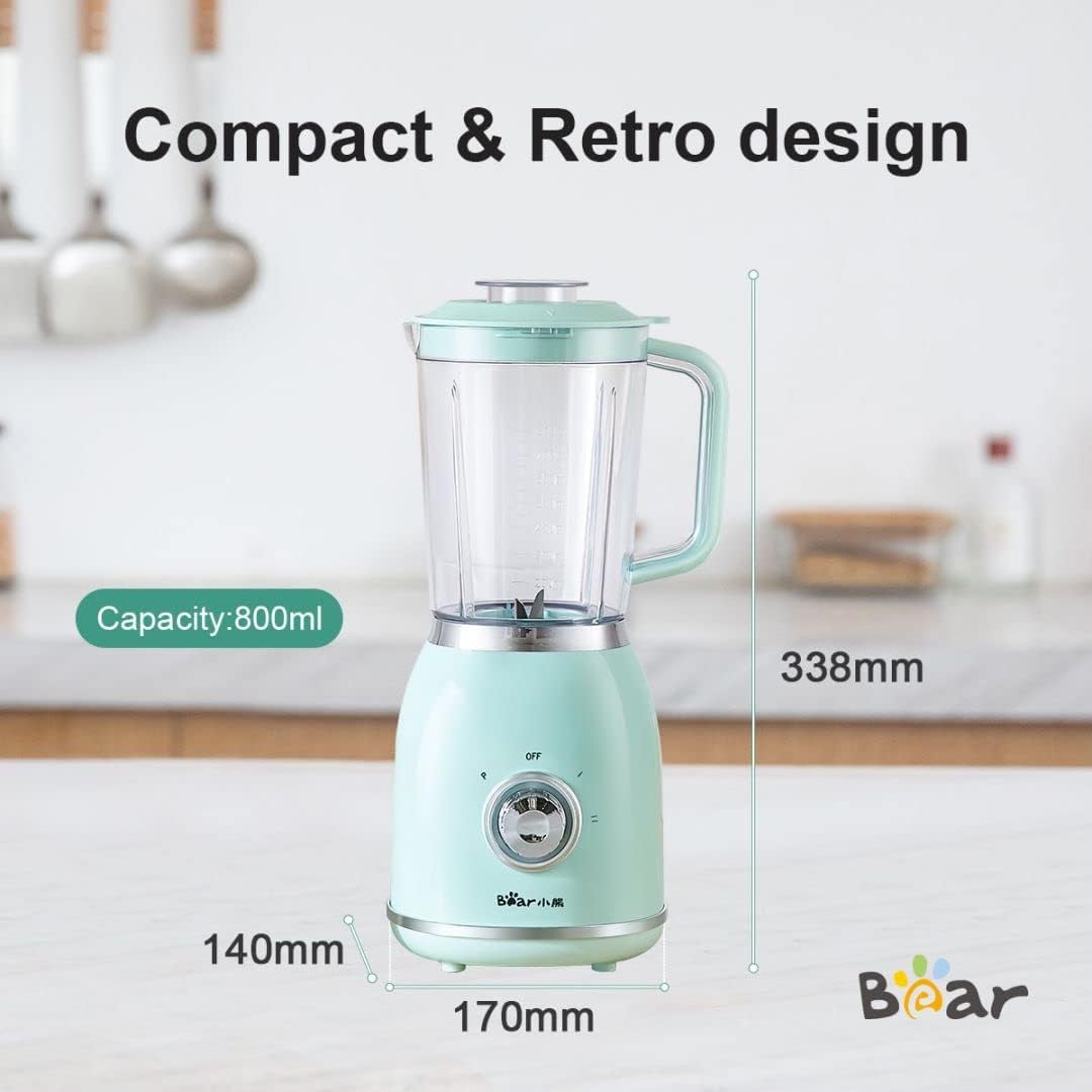 Bear Blender Mixeur 800ml Light Green