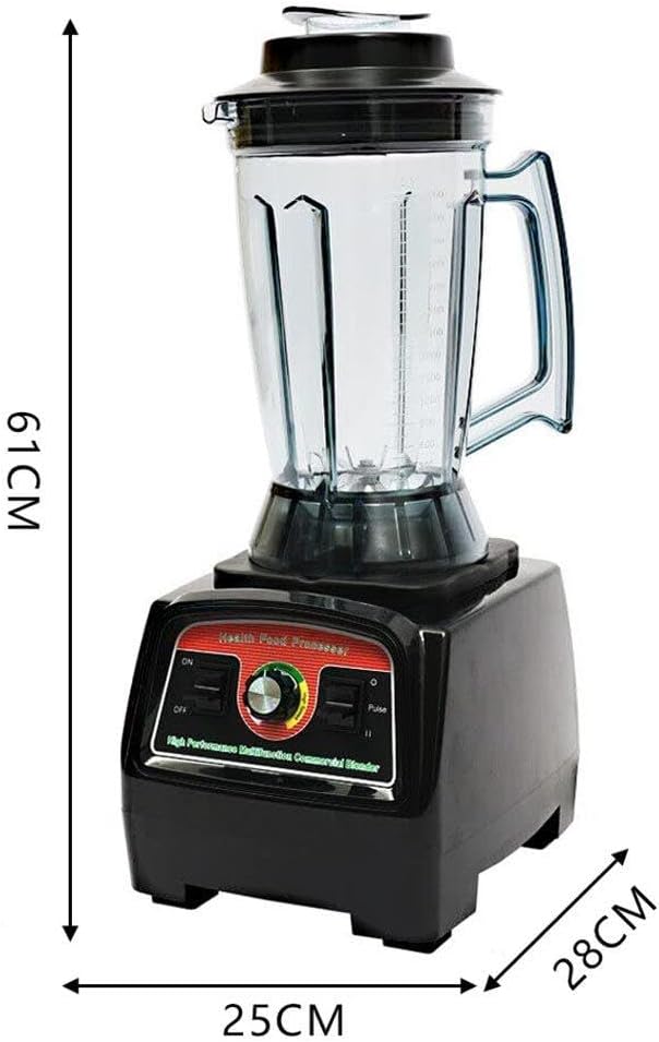 2800w Household Blender, Commercial Smoothie Blender, Multifunctional Juicer, 3-level Knob Speed Regulation, 3.9l Large Capacity, Fast Juice Extraction, for Cafe/breakfast Shop