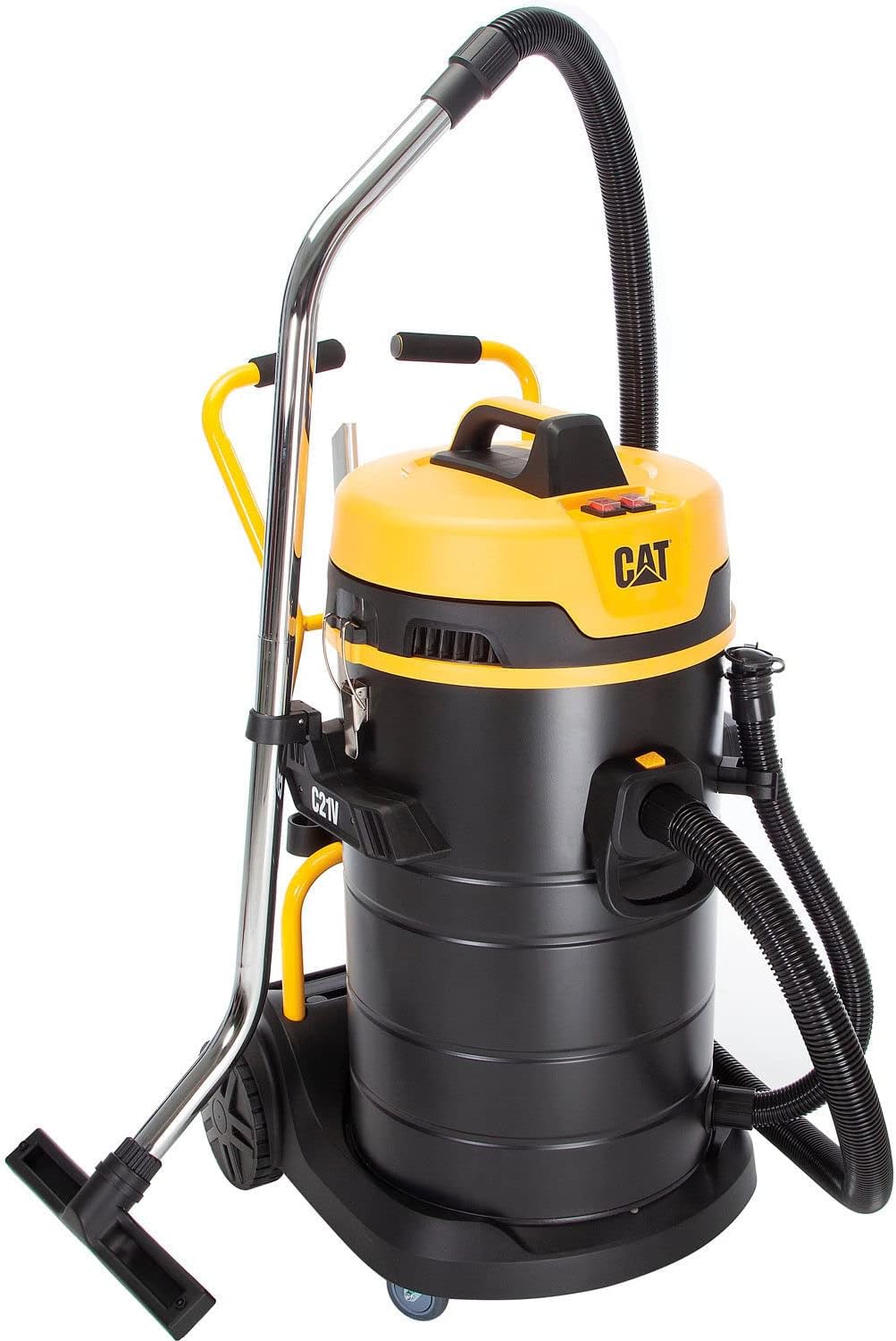 Cat Stainless Steel HEPA Wet/Dry Shop Vacuum, 21 Gallon Cap.