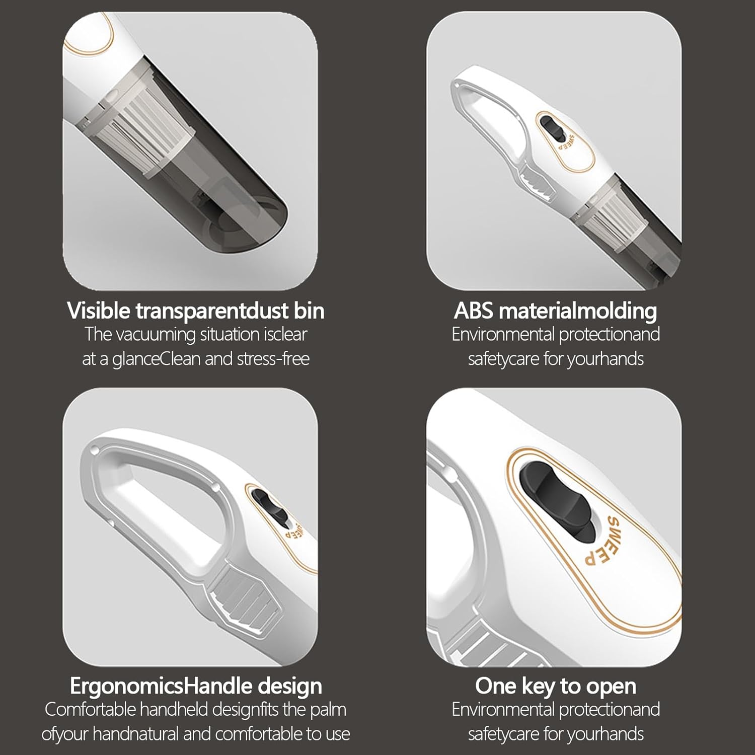 Vacuum Cleaner Cordless Stick, Suction 6000pa, Lightweight Handheld Vacuum Runtime of 20 Minutes, for Hardwood Floors and Carpet Pet, Rechargeable