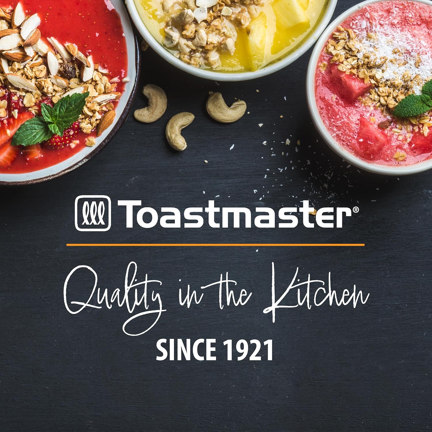 Toastmaster 400 Watt Blender with 48 oz Glass Jar - For Fruit Smoothies, Shakes & More - Powerful Kitchen Blender with Multiple Speeds - Stainless Steel Blades