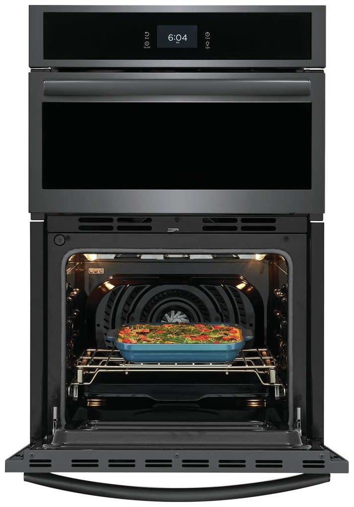 Gallery 27 in. Electric Built-in Wall Oven and Microwave Combination w/Total Convection in Smudge-Proof Stainless Steel