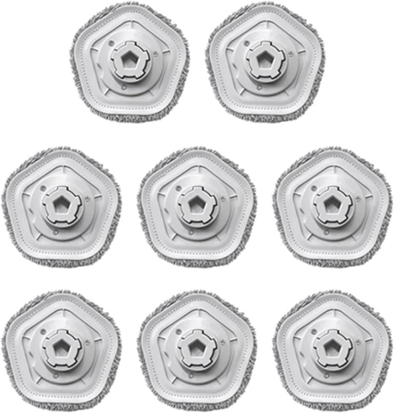 MUSM ,Compatible for Xiaomi, Compatible for Dreame，Bot W10 & W10 Pro Mop Pad Spare Parts Vacuum Cleaner Self-Cleaning Robot Vacuum and Mop Accessories Mop Cloth(18PCS)