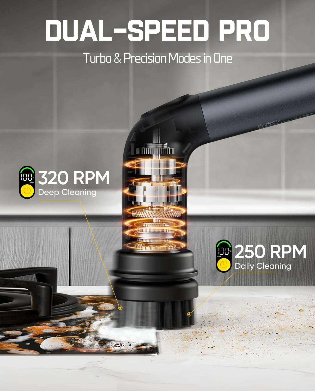 Fanttik Fold V10 Ultra Deluxe Handheld Vacuum Cordless G9 Handy Cordless Electric Spin Scrubber