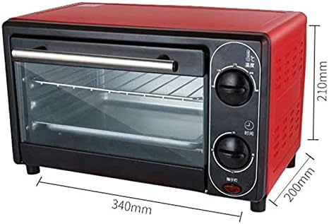 Convection Toaster Oven Cooker, Rotisserie + Electric Air Fryer with Non-stick Fry Basket, Baking Pan & Rack, Skewers, Drip Tray 12L