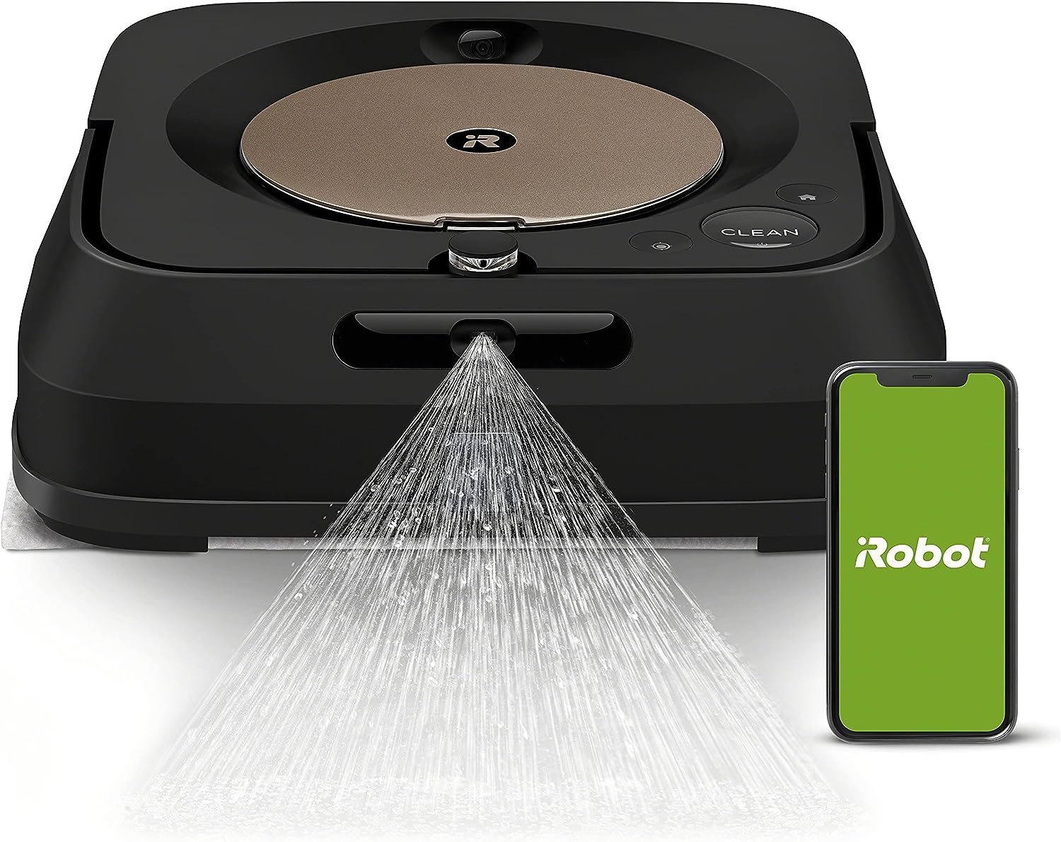 iRobot Braava jet m6 (6012) Ultimate Robot Mop- Wi-Fi Connected, Precision Jet Spray, Smart Mapping, Compatible with Alexa, Ideal for Multiple Rooms, Recharges and Resumes (Renewed)