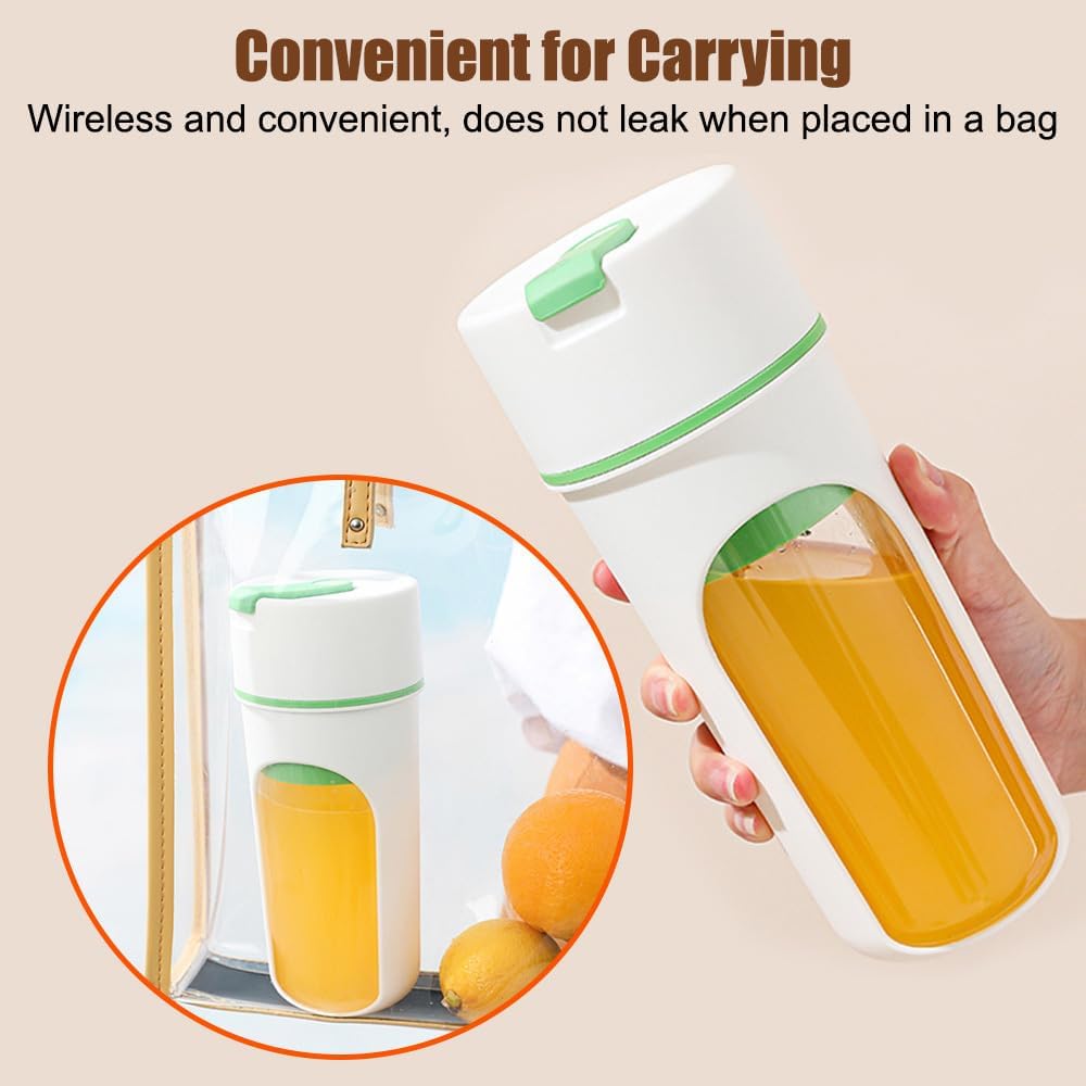 Personal Blender, 480ml Small Blenders with 6-Blade Surround Blade for Home Sport Office Camping