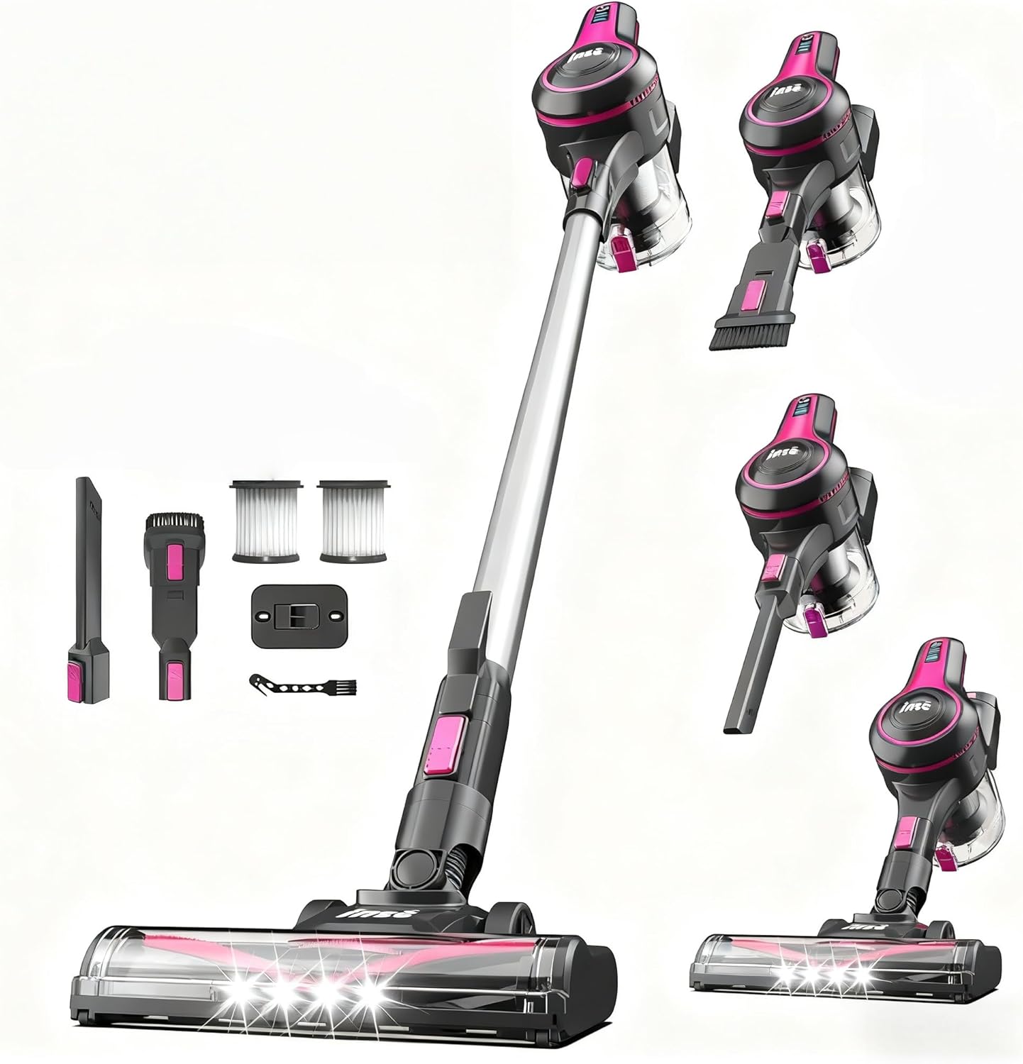 Vacuum Cleaners for Home (Red)