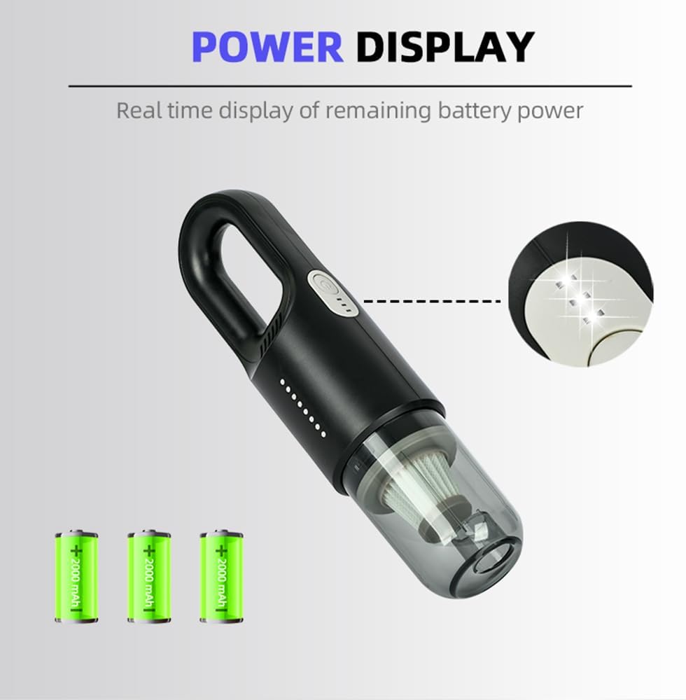 Cordless Stick Vacuum Cleaner and Mop All in One, 18000Pa Suction Cordless Wet Dry Vacuum Cleaner with Water Tank, Household Upright Vacuum Cleaner and Mop Combo for Hard Floor Pet Hairs (Black)