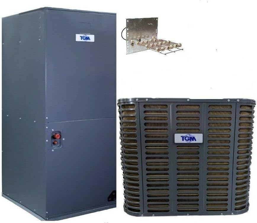 2 TON 14.3 SEER2 HEAT PUMP SYSTEM AIR HANDLE,CONDENSER,HEAT STRIP