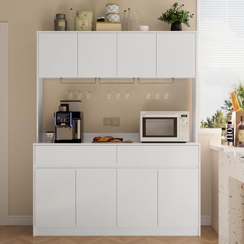 Kitchen Hutch Storage Cabinet, 63
