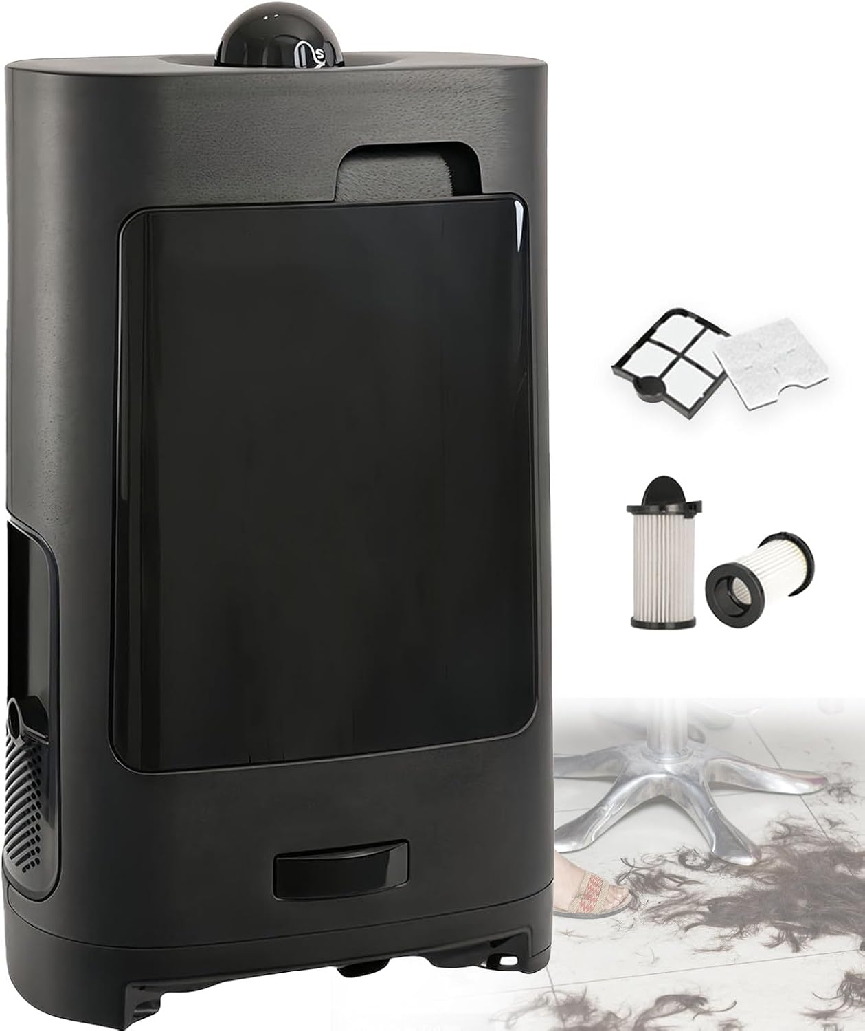 Corded Canister Vacuum – Motion Sensor Hands-Free Electric Dustpan for Sweeping Salon Home Pet Kitchen Dust Debris Hair, Automatic Infrared Sensors