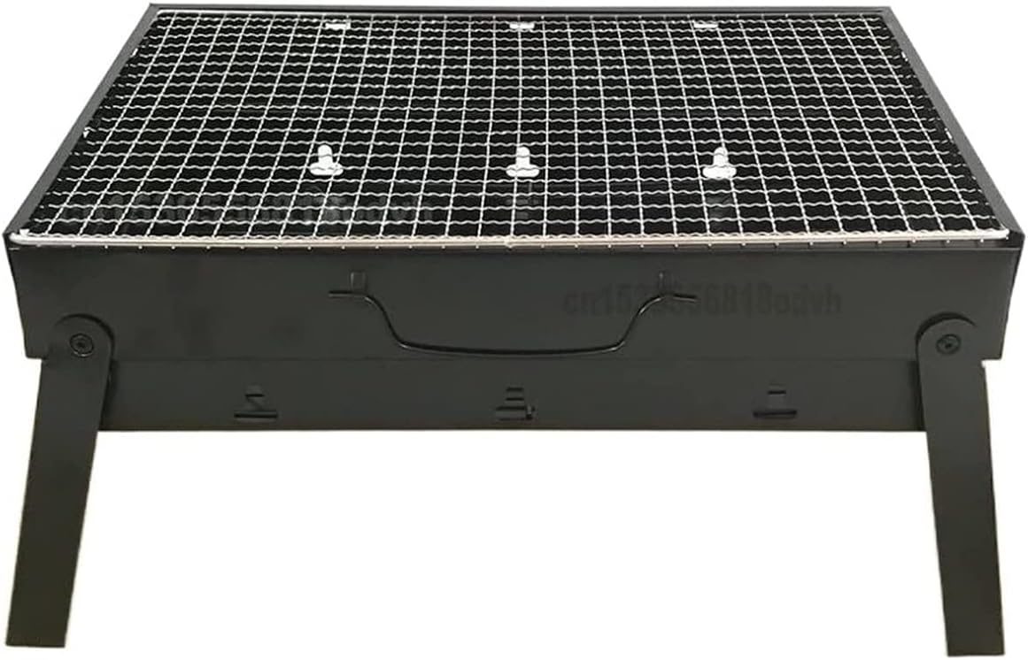 BBQ Grill Outdoor Charcoal Grills Outdoor Large Grill Portable Folding BBQ Household Stainless Steel Grill Easy to Remove and Wash