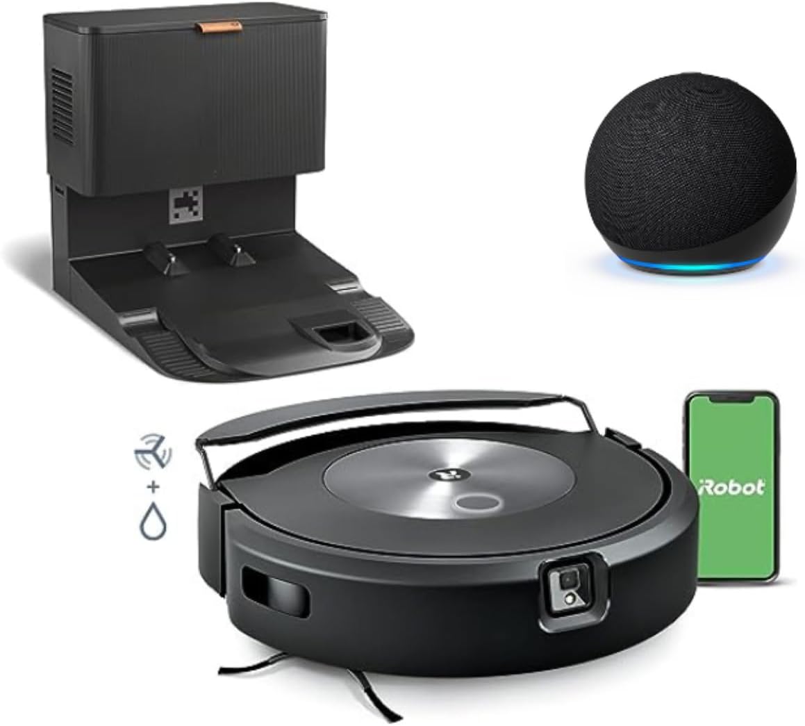 iRobot Roomba Combo j7+ & Echo Dot (Latest Release)