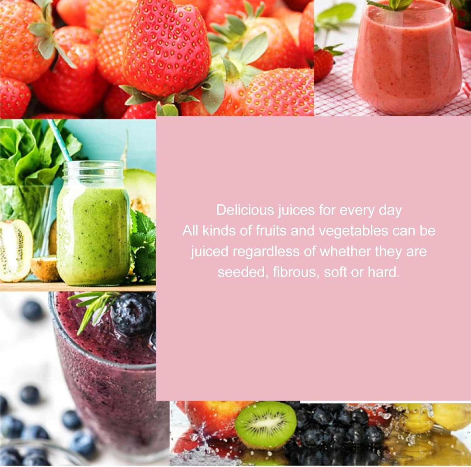 Yosoo Portable Rechargeable Blender for Office School Outdoors, Large Capacity Juicer Cup with USB Charging