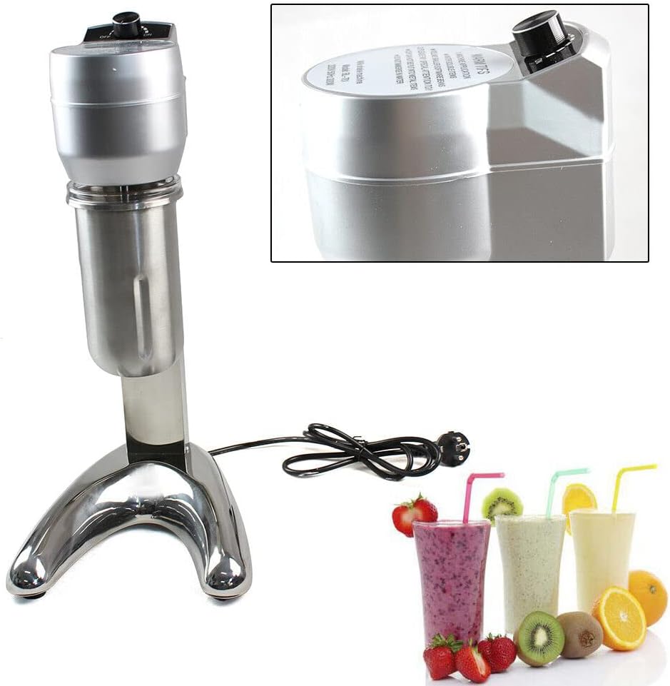 300W Milk shak Maker Drink Mixer Stainless Steel Smoothie Maker Drinking Blender Milk Shake Machine Milk Smoothie Malt Tea Drink Mix Mixer Blender