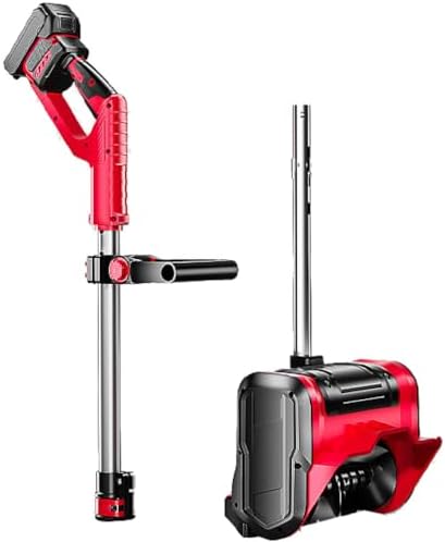Cordless Snow Shovel, Battery Powered Snow Blower, Rechargeable Snow Thrower 8m Throwing Distance, Auto Electric Snow Shovels