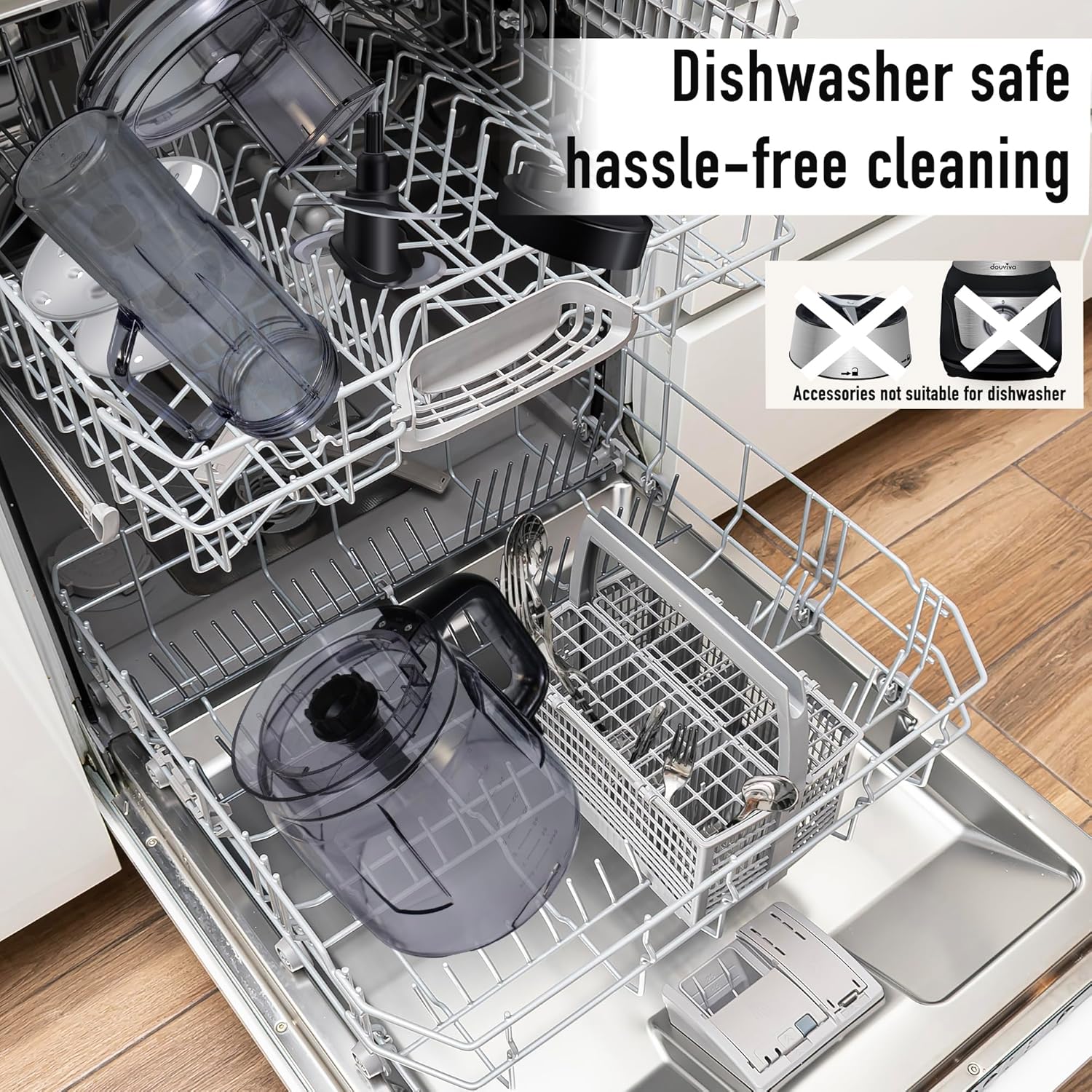 Food Processor Blender Combo,3-1 Countertop Blender with 8-cup Processor Bowl,Grinder,24oz To-Go Lid Cup,1000W Blenders for Kitchen with Smoothies&Shakes, Electric Cheese Grater/Shredding,Dough