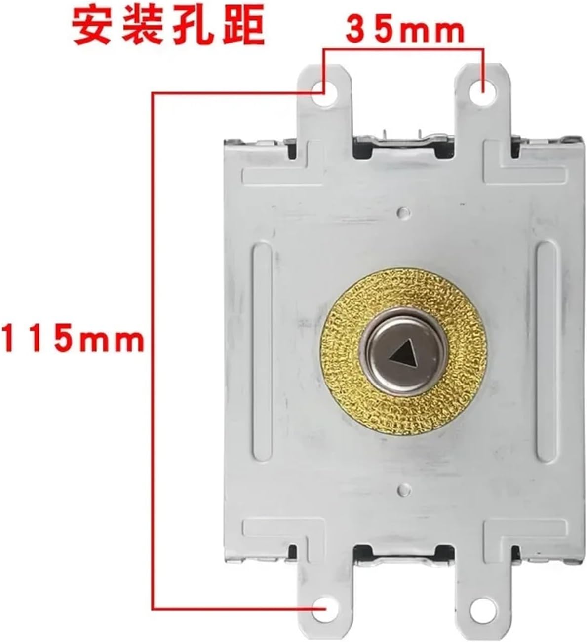 Replace Microwave Oven Magnetron, Compatible For Toshiba, E5513AK Air-cooled Fixed Frequency Long Bottom Plate 1300W Microwave Vacuum Tube