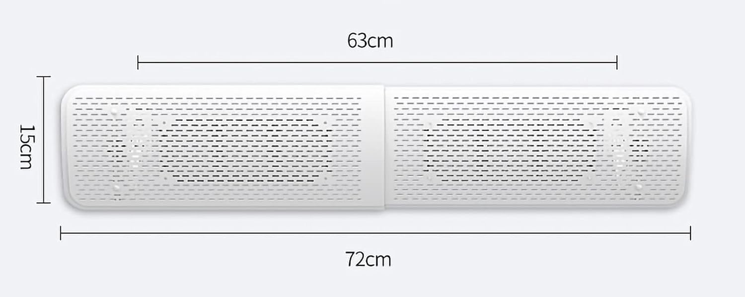 Air conditioning deflector Wall-mounted Air Conditioner Windshield, Under-hanging Air Conditioner Without Filter, Wind Direction Deflector, Anti-straight Blowing, Uniform Air Guide